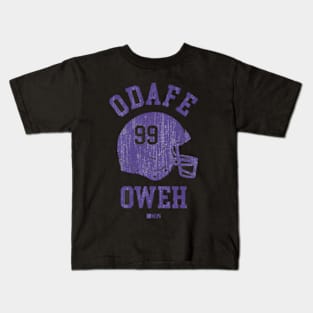 Odafe Oweh Baltimore Helmet Font Kids T-Shirt